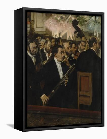 L'orchestre de l'Opéra-Edgar Degas-Framed Premier Image Canvas