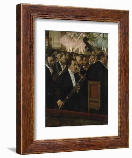 L'orchestre de l'Opéra-Edgar Degas-Framed Giclee Print