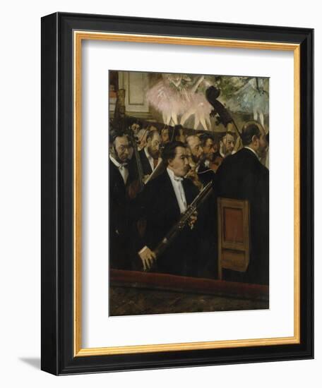 L'orchestre de l'Opéra-Edgar Degas-Framed Giclee Print