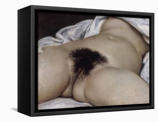 L'Origine du monde-Gustave Courbet-Framed Premier Image Canvas