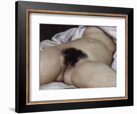 L'Origine du monde-Gustave Courbet-Framed Giclee Print