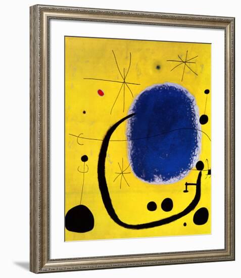 L'Oro dell' Azzurro-Joan Miro-Framed Art Print