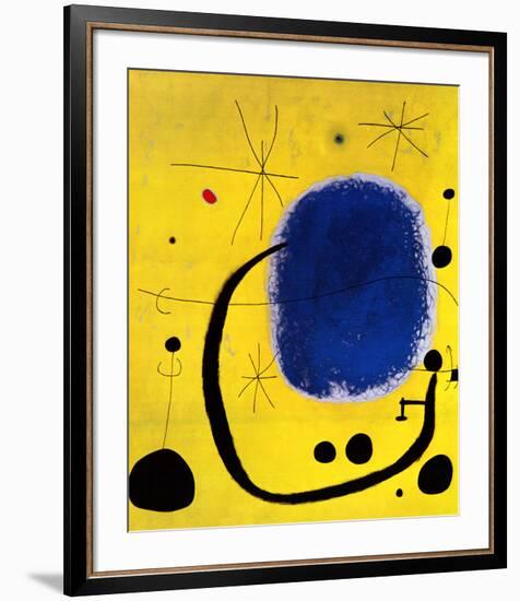 L'Oro dell' Azzurro-Joan Miro-Framed Art Print