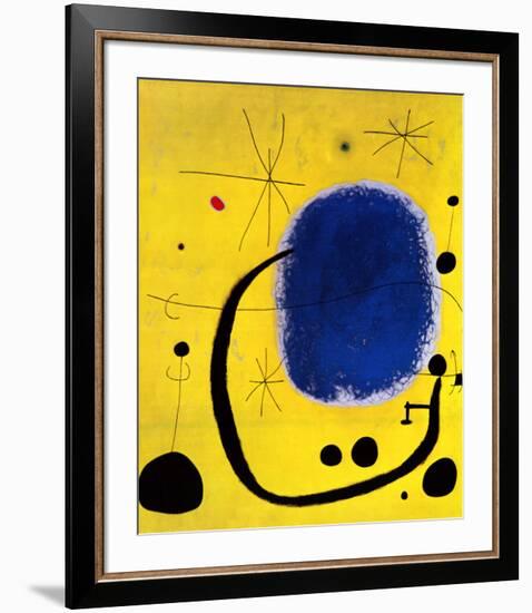 L'Oro dell' Azzurro-Joan Miro-Framed Art Print