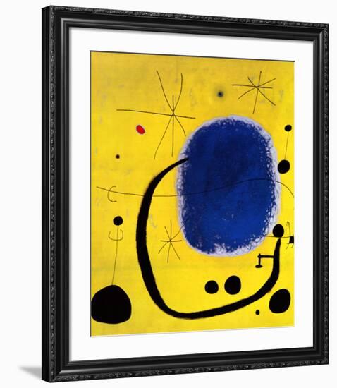 L'Oro dell' Azzurro-Joan Miro-Framed Art Print