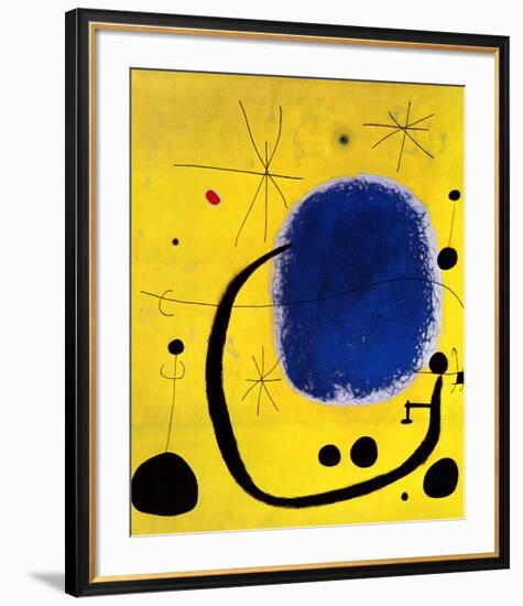 L'Oro dell' Azzurro-Joan Miro-Framed Art Print