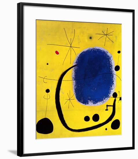 L'Oro dell' Azzurro-Joan Miro-Framed Art Print