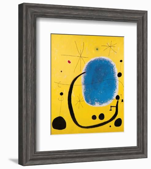 L'Oro dell' Azzurro-Joan Miro-Framed Art Print