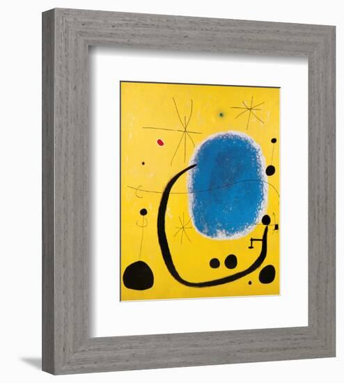 L'Oro dell' Azzurro-Joan Miro-Framed Art Print