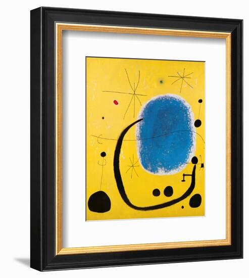 L'Oro dell' Azzurro-Joan Miro-Framed Art Print