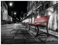 Night Bench-L^ Outchill-Mounted Art Print