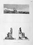 Statues of Memnon, Thebes, Egypt, C1808-L Petit-Mounted Giclee Print