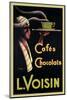 L. Voisin Cafes and Chocolats, 1935-Noel Saunier-Mounted Art Print