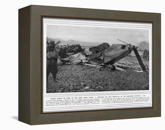 L77 Zeppelin Destroyed-null-Framed Premier Image Canvas