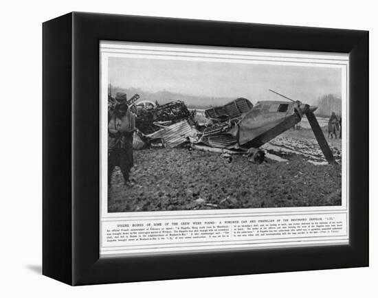 L77 Zeppelin Destroyed-null-Framed Premier Image Canvas
