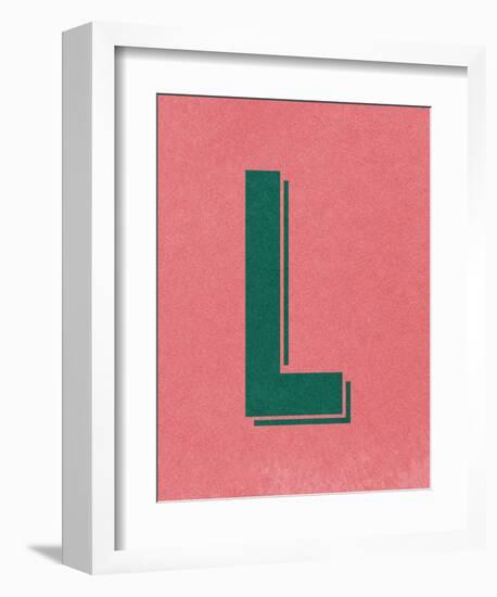 L-null-Framed Art Print