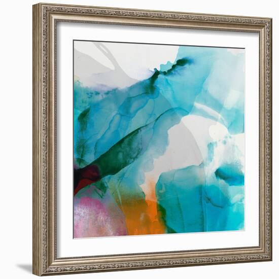 LA Abstract II-Sisa Jasper-Framed Art Print