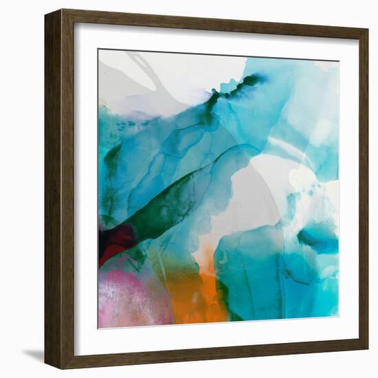 LA Abstract II-Sisa Jasper-Framed Art Print