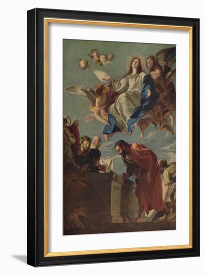 'La Asuncion', (Assumption), 1660, (c1934)-Mateo Cerezo-Framed Giclee Print