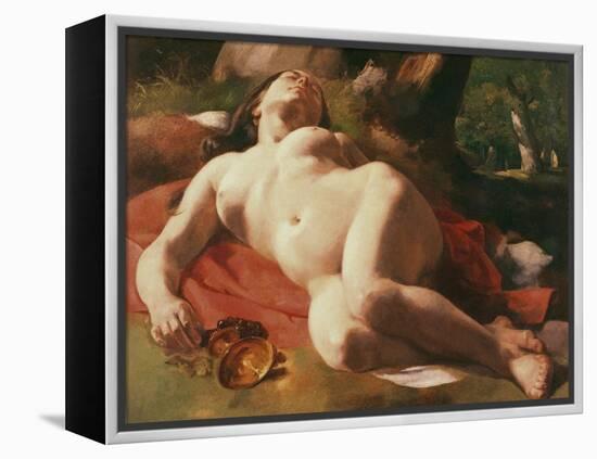 La Bacchante, C.1844-47-Gustave Courbet-Framed Premier Image Canvas