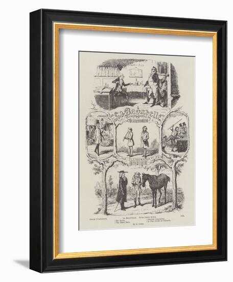 La Bagatelle-George Cruikshank-Framed Giclee Print