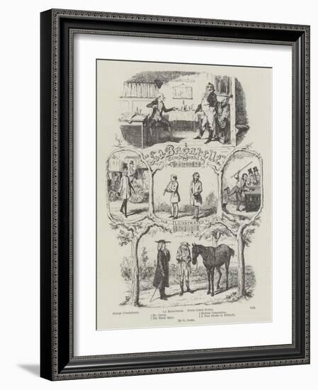 La Bagatelle-George Cruikshank-Framed Giclee Print