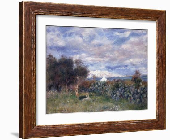 La Baie d'Alger, 1881-Pierre-Auguste Renoir-Framed Giclee Print