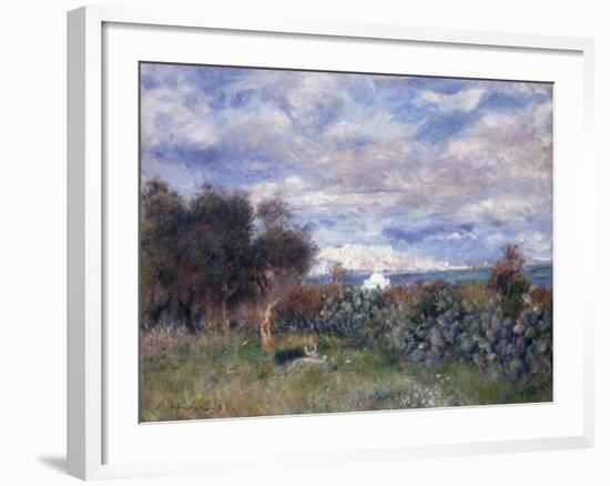 La Baie d'Alger, 1881-Pierre-Auguste Renoir-Framed Giclee Print