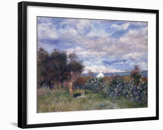 La Baie d'Alger, 1881-Pierre-Auguste Renoir-Framed Giclee Print