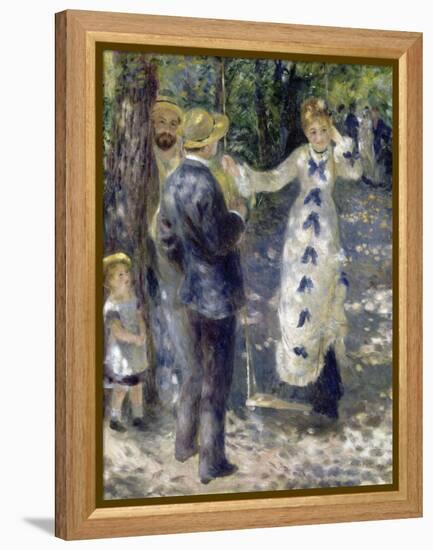 La Balan§Oire (The Swing) by Pierre-Auguste Renoir-Pierre-Auguste Renoir-Framed Premier Image Canvas