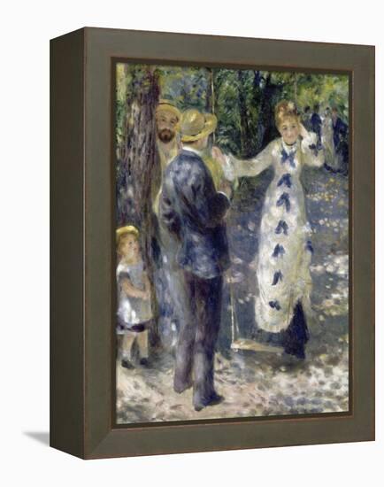 La Balan§Oire (The Swing) by Pierre-Auguste Renoir-Pierre-Auguste Renoir-Framed Premier Image Canvas