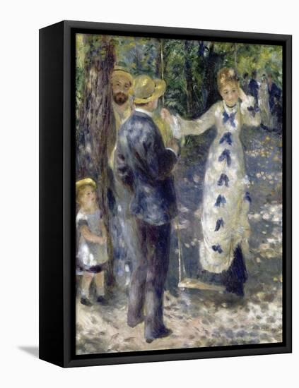 La Balan§Oire (The Swing) by Pierre-Auguste Renoir-Pierre-Auguste Renoir-Framed Premier Image Canvas