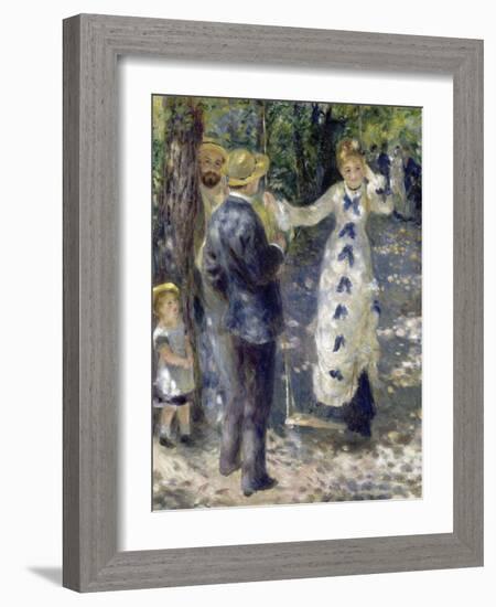 La Balan§Oire (The Swing) by Pierre-Auguste Renoir-Pierre-Auguste Renoir-Framed Giclee Print