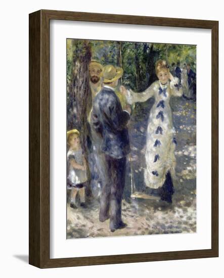La Balan§Oire (The Swing) by Pierre-Auguste Renoir-Pierre-Auguste Renoir-Framed Giclee Print