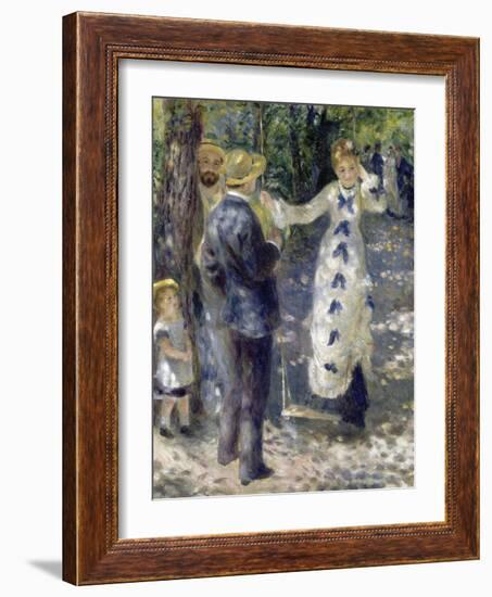 La Balan§Oire (The Swing) by Pierre-Auguste Renoir-Pierre-Auguste Renoir-Framed Giclee Print