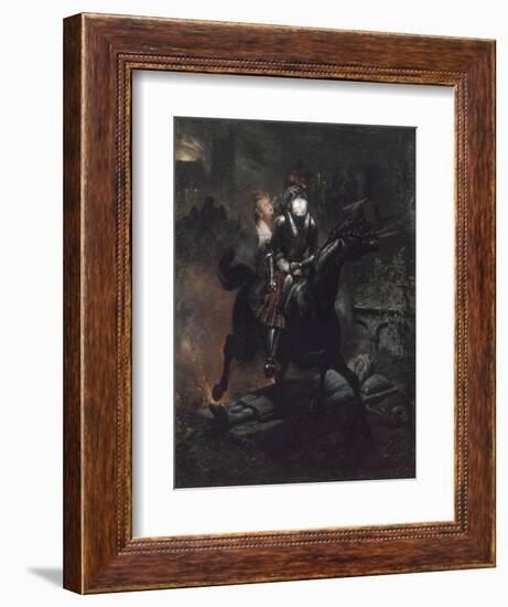 La Ballade de Lénore ou les Morts vont vite-Horace Vernet-Framed Giclee Print