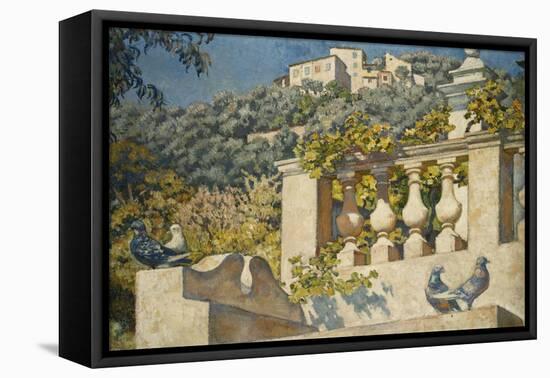 La Balustrade-Theo Rysselberghe-Framed Premier Image Canvas