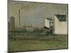 La banlieu-suburbs-Georges Seurat-Mounted Giclee Print