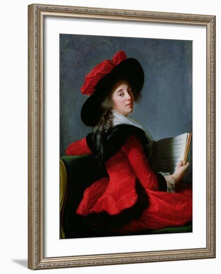 La Baronne De Crussol, 1785-Elisabeth Louise Vigee-LeBrun-Framed Giclee Print