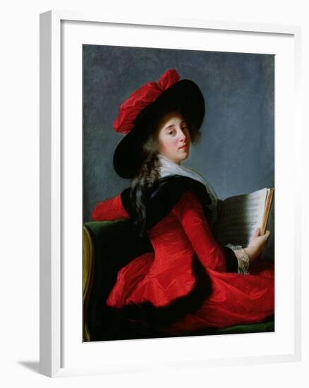 La Baronne De Crussol, 1785-Elisabeth Louise Vigee-LeBrun-Framed Giclee Print