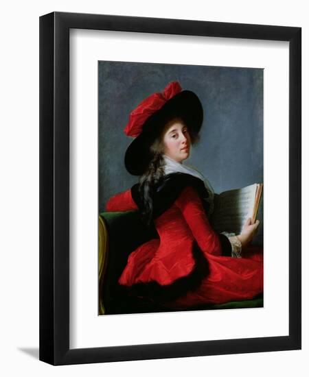 La Baronne De Crussol, 1785-Elisabeth Louise Vigee-LeBrun-Framed Giclee Print