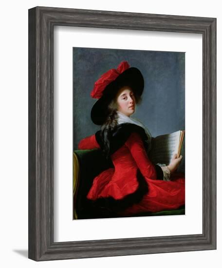 La Baronne De Crussol, 1785-Elisabeth Louise Vigee-LeBrun-Framed Premium Giclee Print