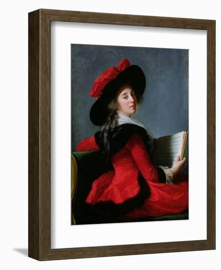 La Baronne De Crussol, 1785-Elisabeth Louise Vigee-LeBrun-Framed Premium Giclee Print