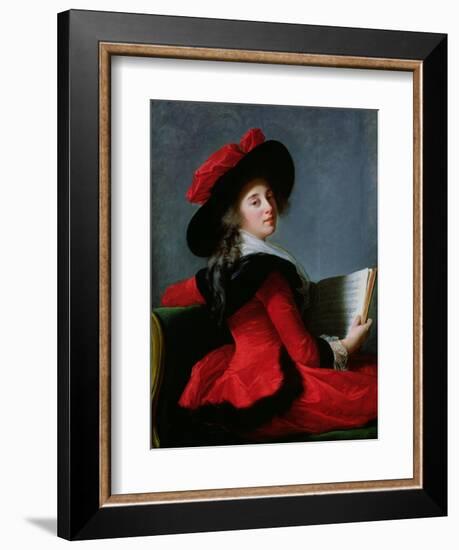 La Baronne De Crussol, 1785-Elisabeth Louise Vigee-LeBrun-Framed Premium Giclee Print