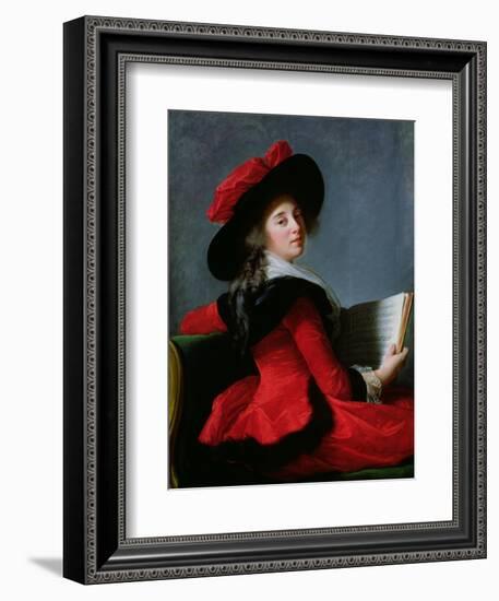 La Baronne De Crussol, 1785-Elisabeth Louise Vigee-LeBrun-Framed Premium Giclee Print