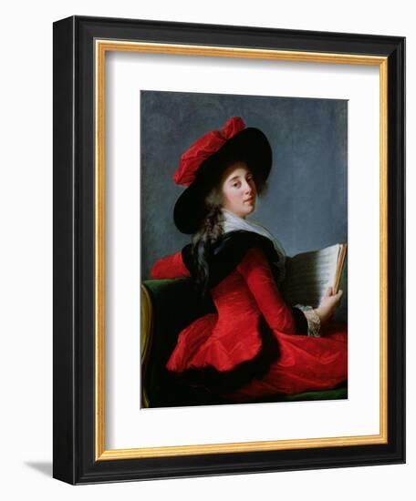 La Baronne De Crussol, 1785-Elisabeth Louise Vigee-LeBrun-Framed Premium Giclee Print