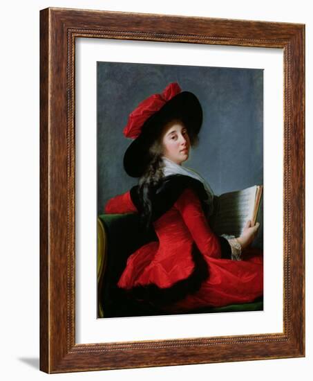 La Baronne De Crussol, 1785-Elisabeth Louise Vigee-LeBrun-Framed Giclee Print