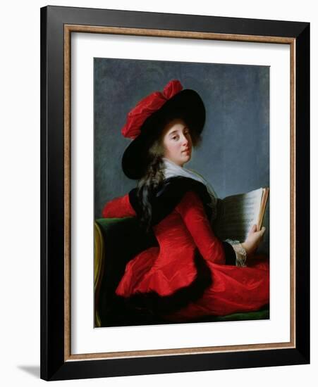 La Baronne De Crussol, 1785-Elisabeth Louise Vigee-LeBrun-Framed Giclee Print