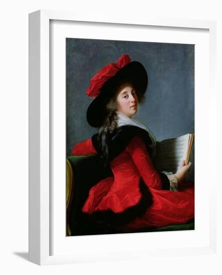 La Baronne De Crussol, 1785-Elisabeth Louise Vigee-LeBrun-Framed Giclee Print