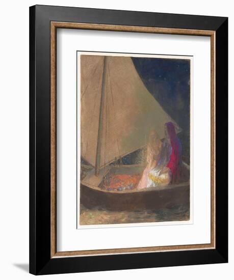 La Barque, 1902-Odilon Redon-Framed Giclee Print